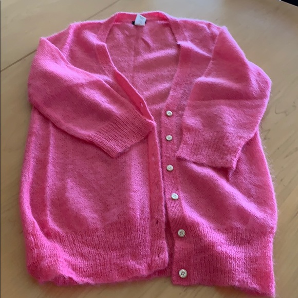 J. Crew Sweaters - J Crew pink Mohair blend sweater. S